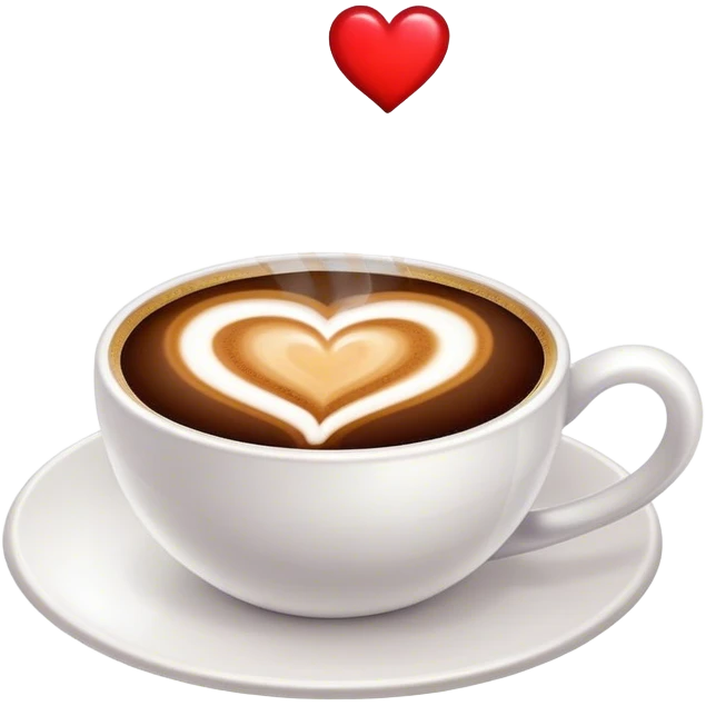 Coffee heart  emoji