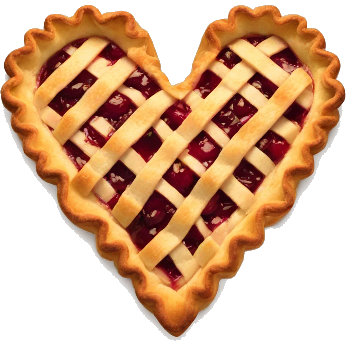 pie heart shape emoji