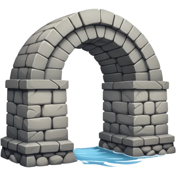 a stone bridge emoji