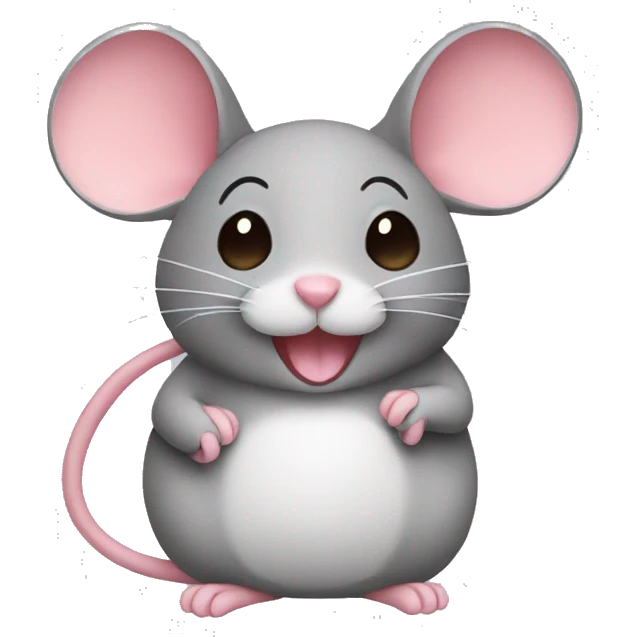 Mice in love  emoji
