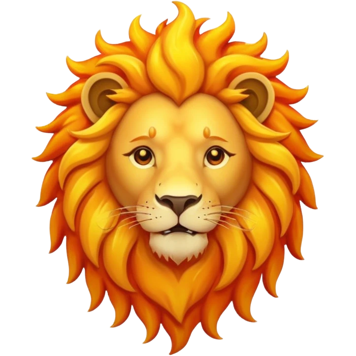 🔥🦁☀️ emoji
