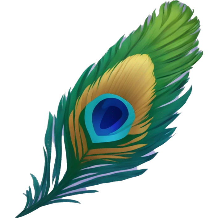 peacock feather emoji