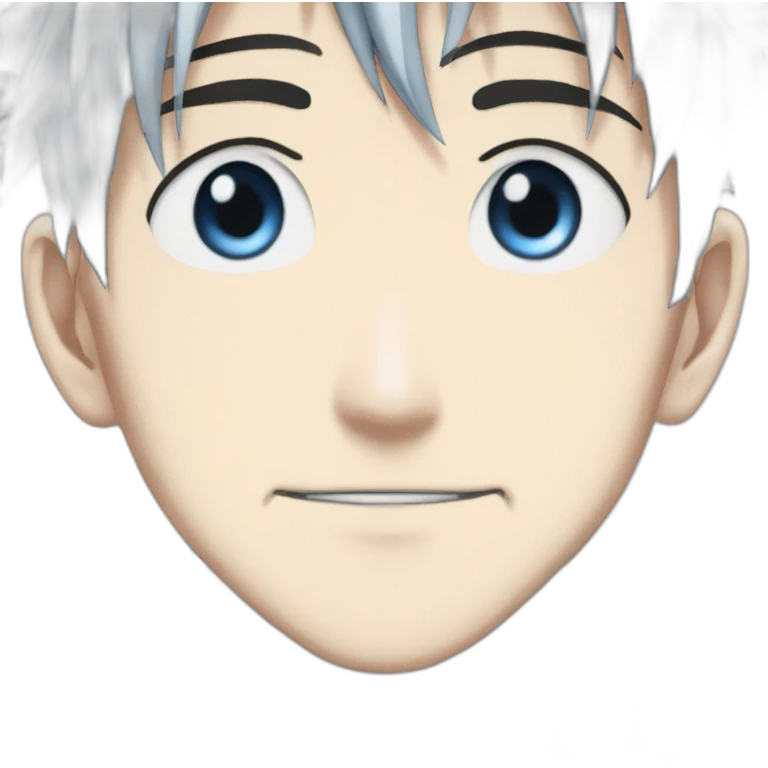 Gojo satoru from jujutsu kaisen blue eyes emoji
