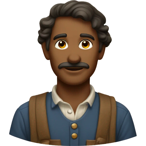 19th century worker from Tom Sawyer emoji