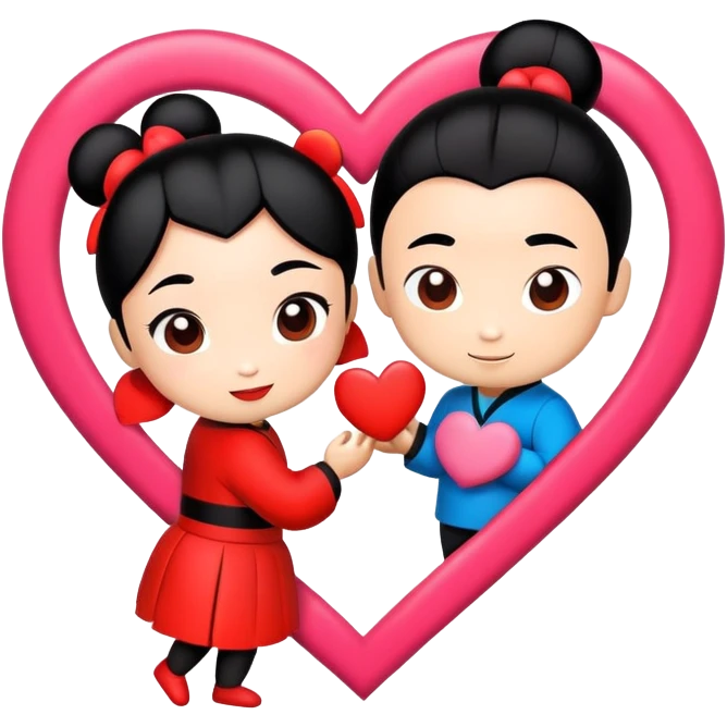 HEARTS COLORS STYLE PUCCA & GARU emoji