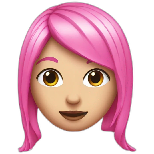 Pink emoji