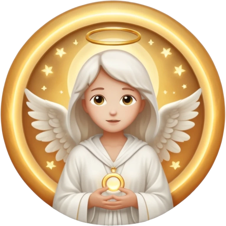 Angel circle emoji