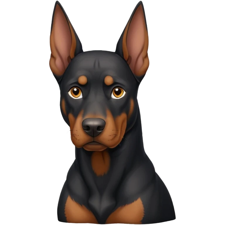 Dobermann hängeohren emoji