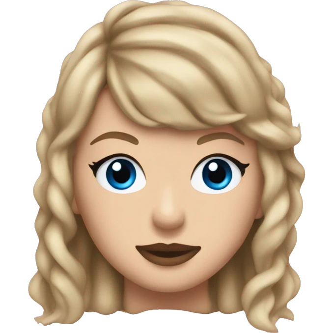Pink and blue Taylor swift emoji