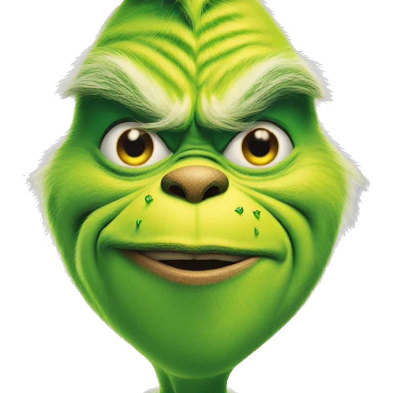 The grinch  emoji
