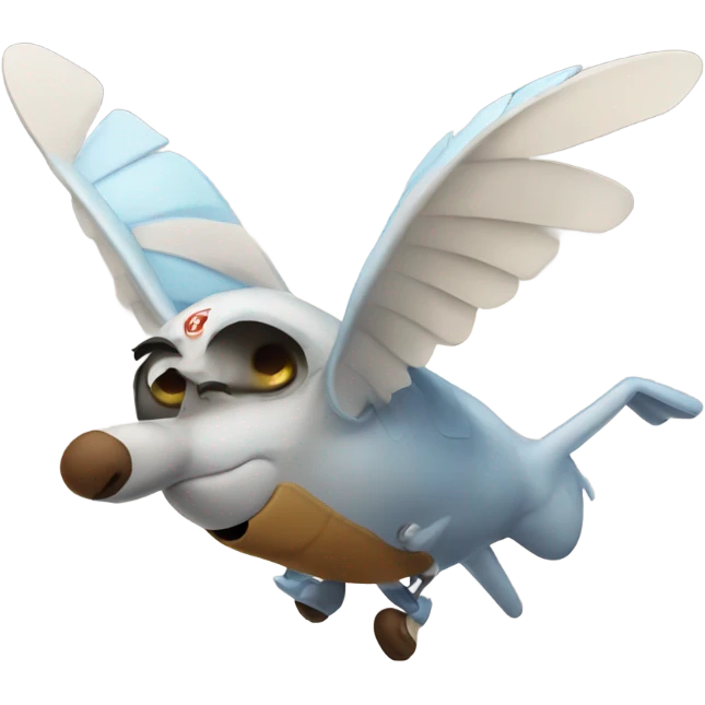 flying emoji