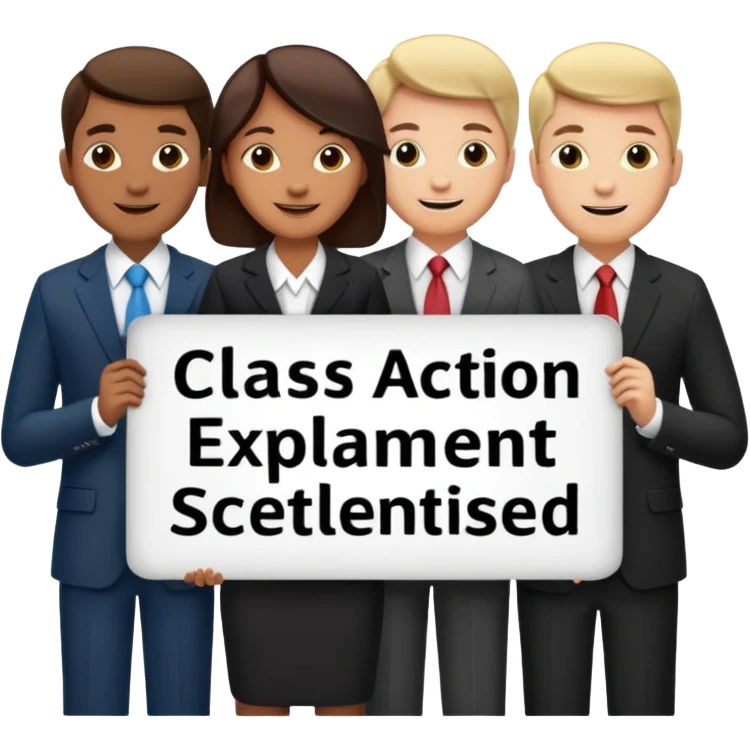 Class action settlements explain: When companies break the law or mislead customers, they are forced to pay settlements that money belongs to you.  emoji