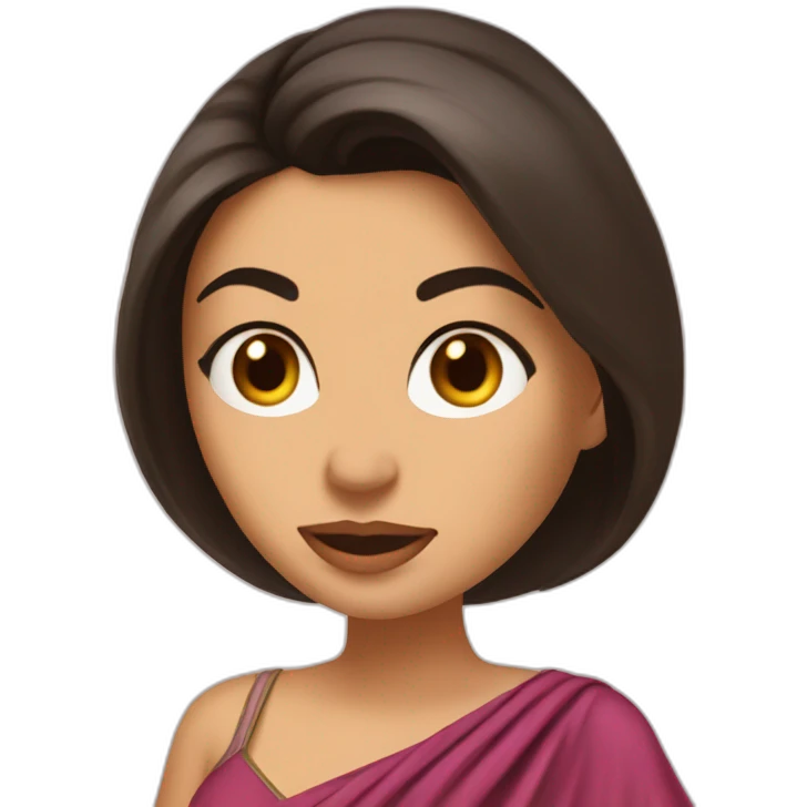 Mila Kunis in a loilcloth emoji