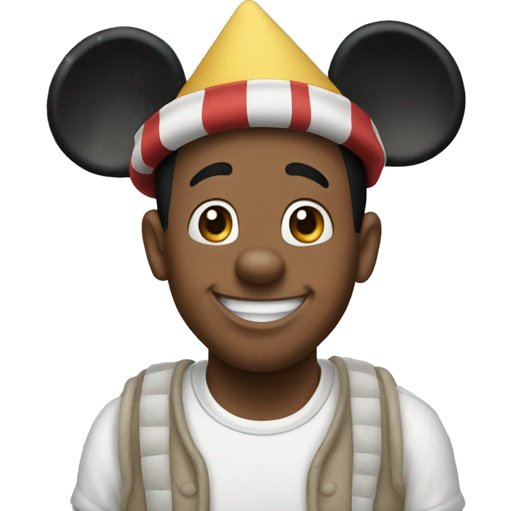 Mickey mouse emoji