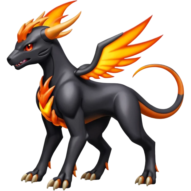 Houndoom-Zekrom-Genesect-Pokémon-Fakémon-hybrid-creature emoji