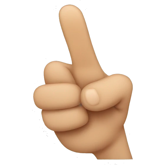 finger pointing at viewer emoji