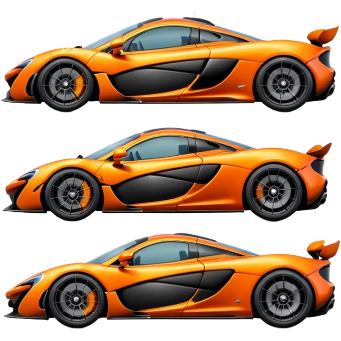 McLaren p1 orange emoji