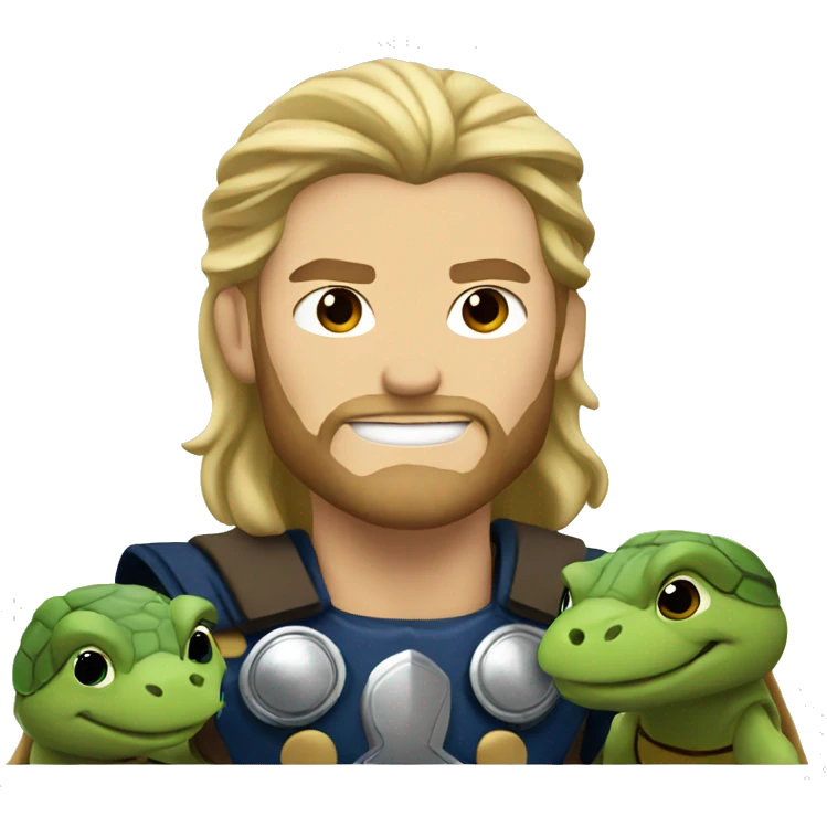 thor with turtles emoji