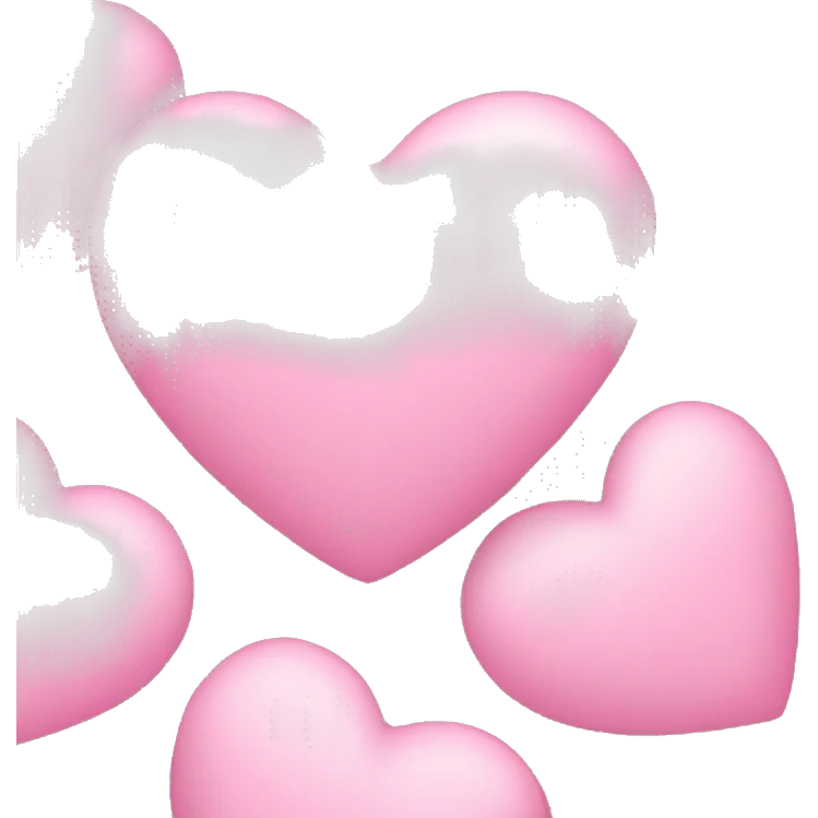 pink pastel heart emoji