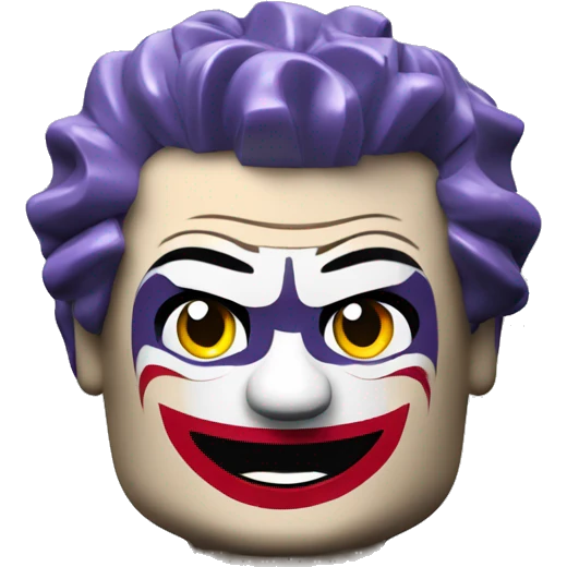 Lego joker with large head  emoji