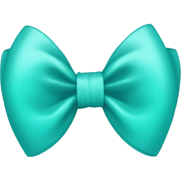 cyan bow emoji