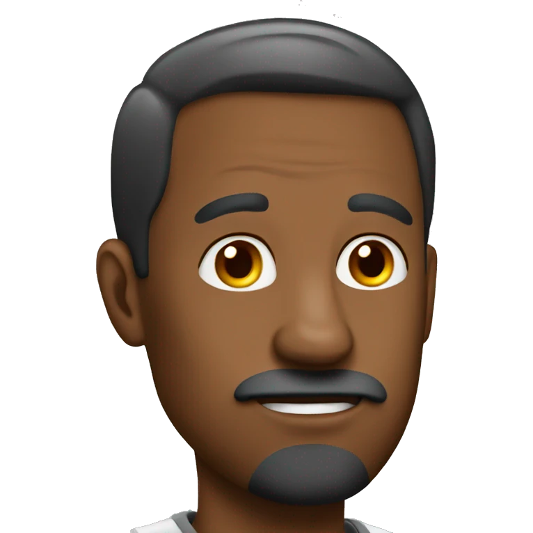 Man looking for his wife emoji