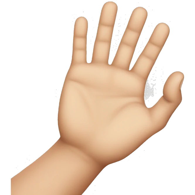 hand grabbing emoji