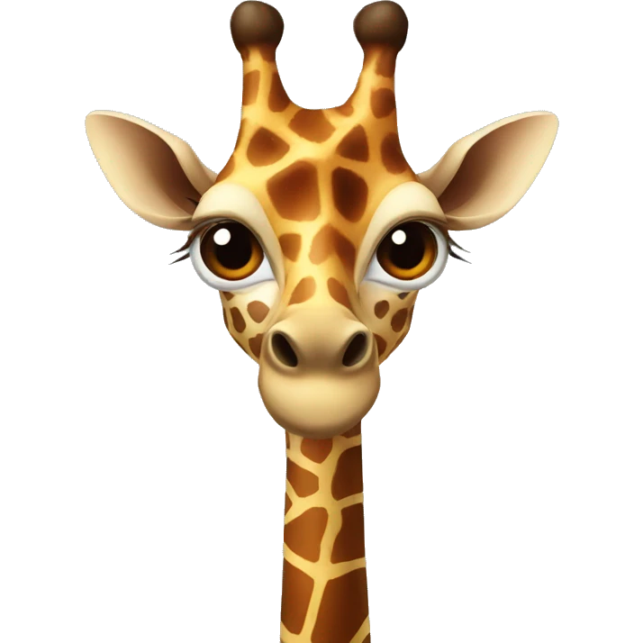 a spider with the head of a giraffe emoji