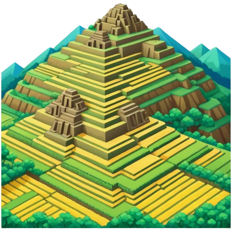 Bismuth rice terrace emoji