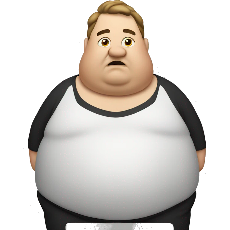Fat man  emoji