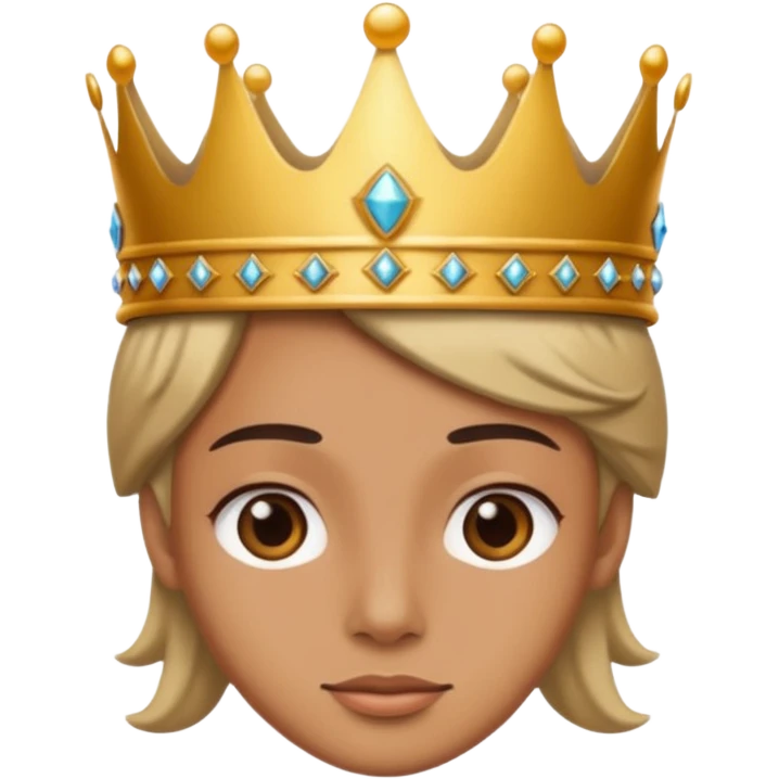 aggiungi una corona sulla testa emoji