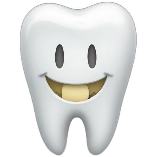 Smiling thooth  emoji