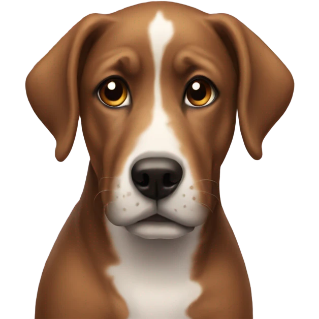 A dog emoji