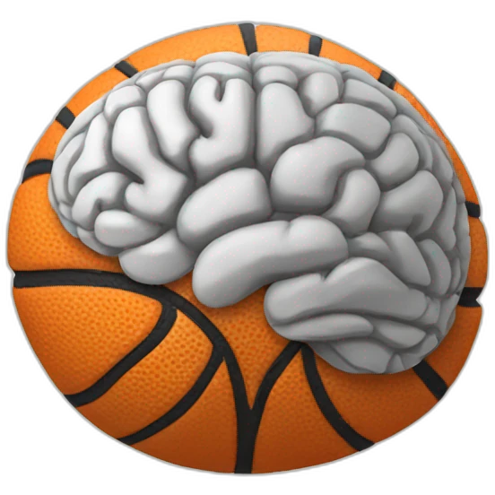 basketball brain emoji