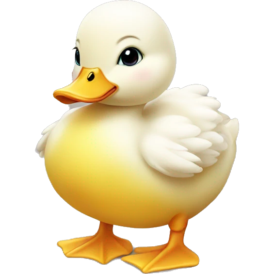 Baby cute duck emoji