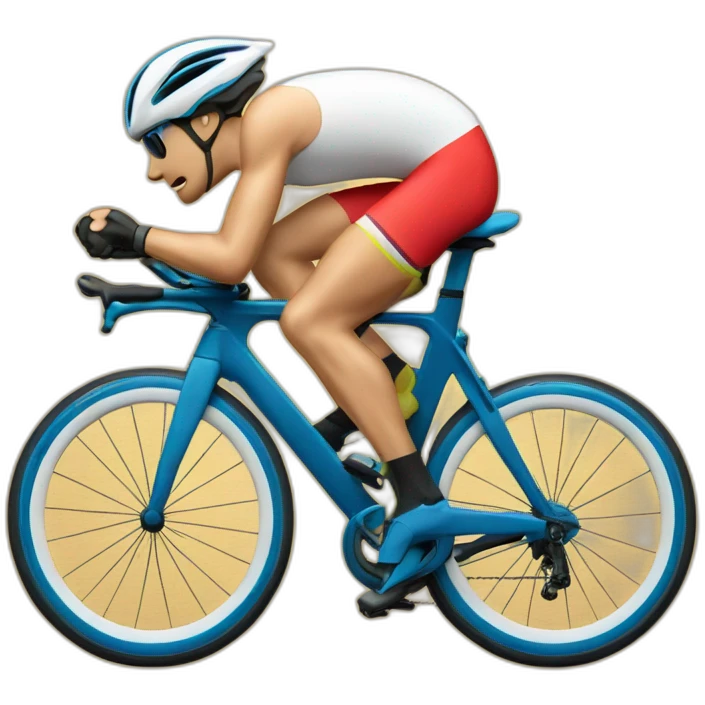 Triatleet fiets emoji