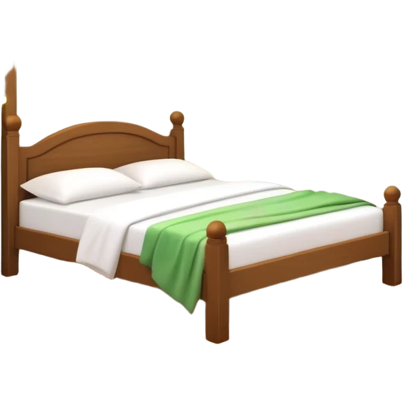 bed with fairy lights and green vines hanging from the ceiling emoji