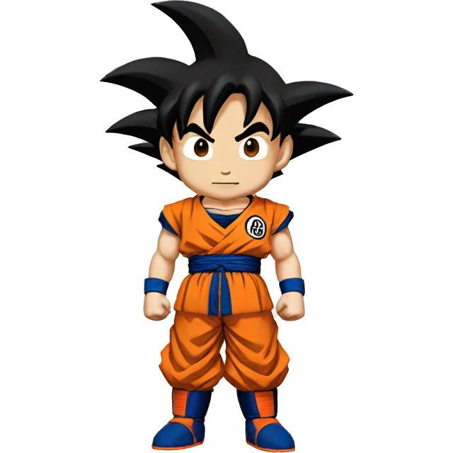 Goku from dragon ball z emoji