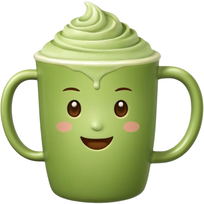 Matcha latte emoji