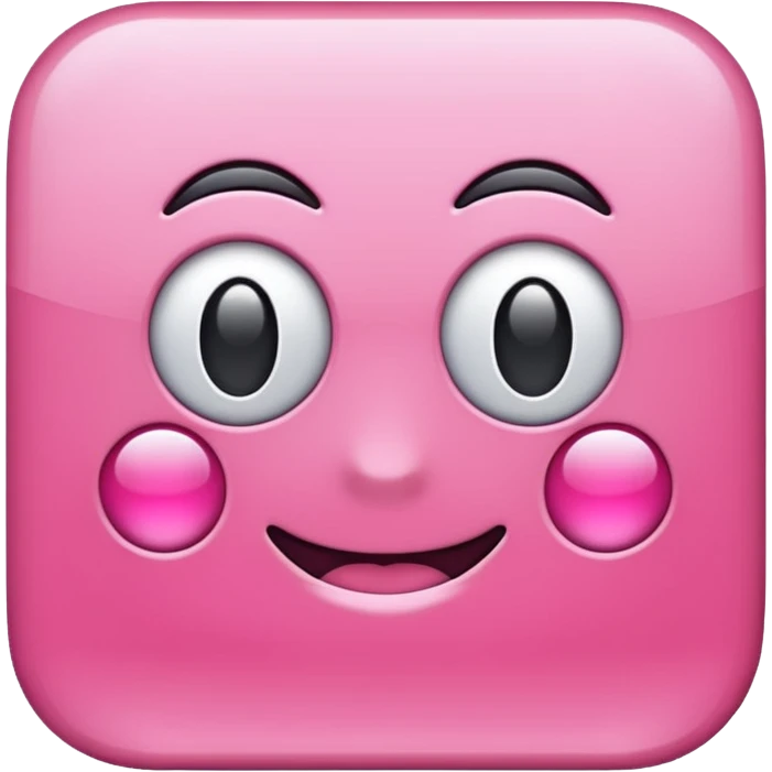 A pink bond emoji