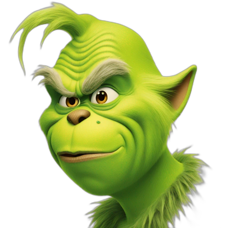 The grinch emoji