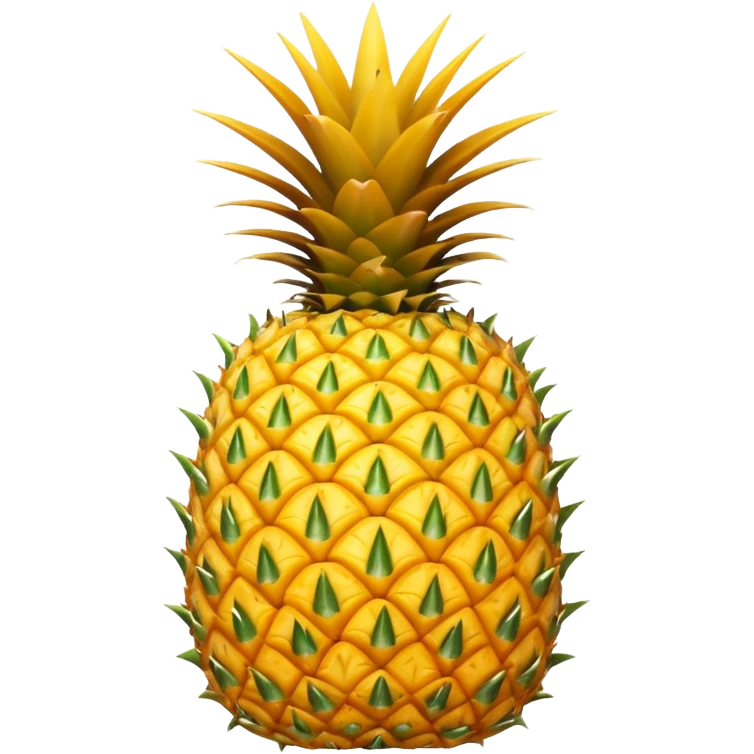 make a upside down pineapple turnj it 180 from top to bottom emoji