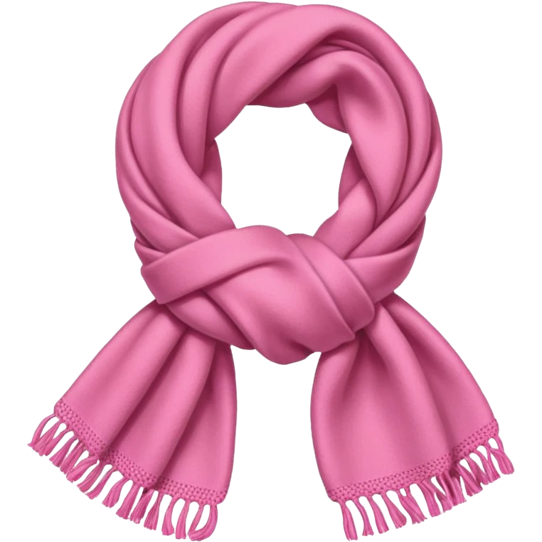 pink scarf emoji