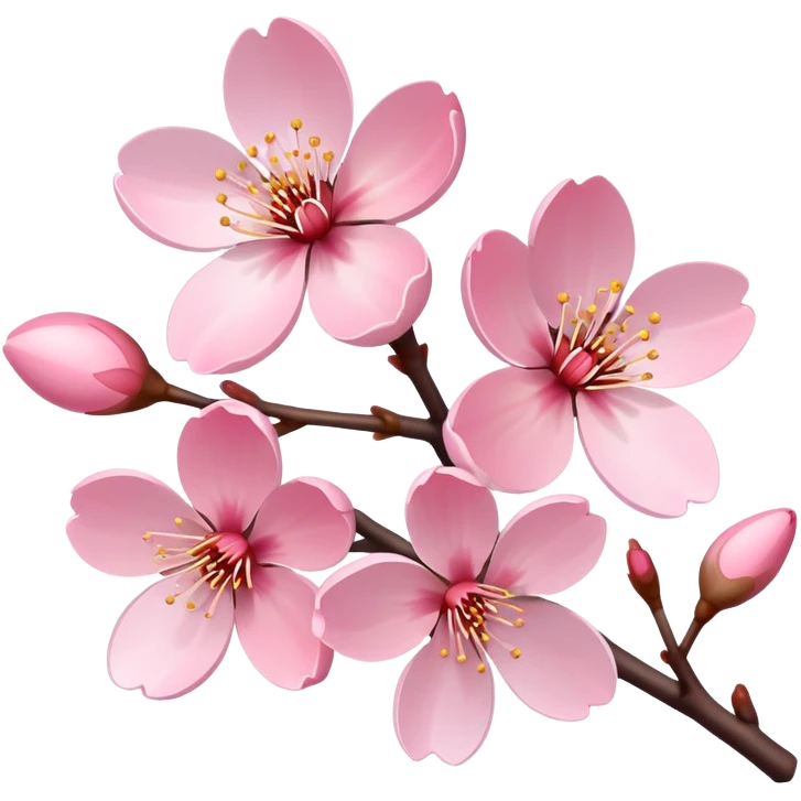 cherry blossom emoji