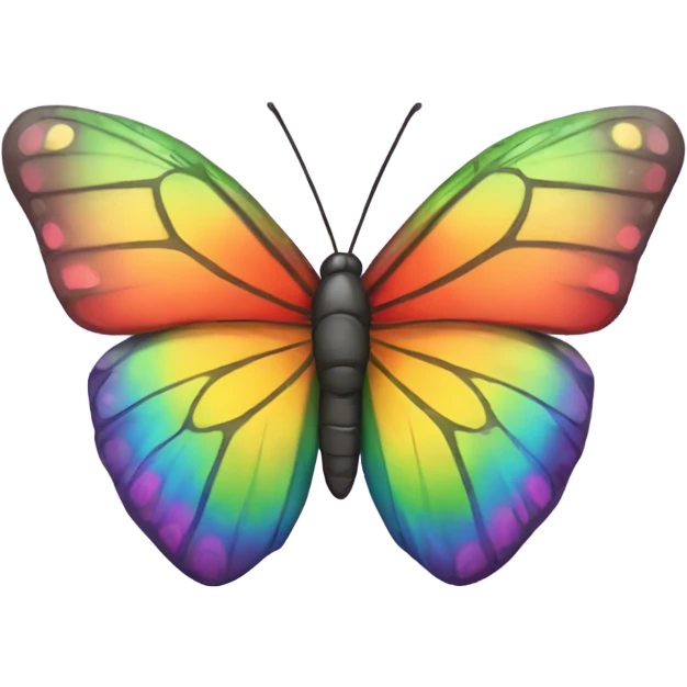 Rainbow butterfly  emoji