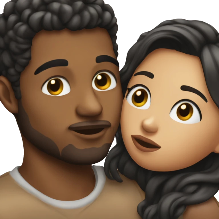 Me and my Boyfriend Kissing emoji