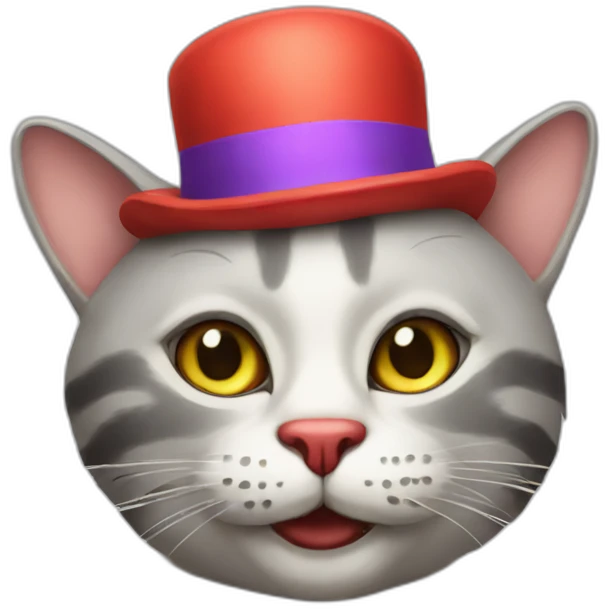 cat clown emoji