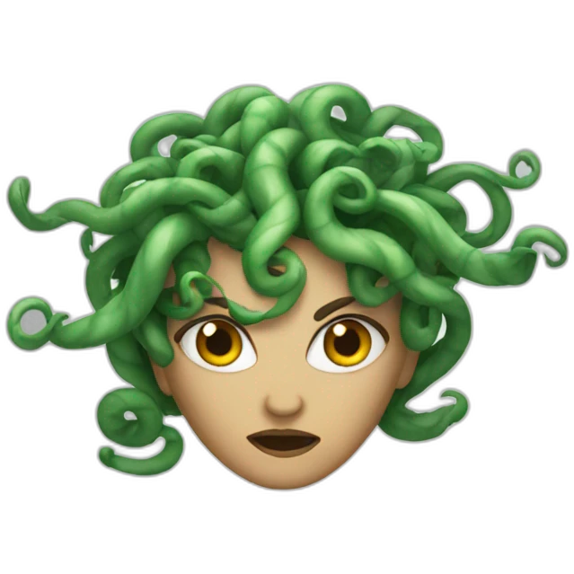 evil medusa emoji