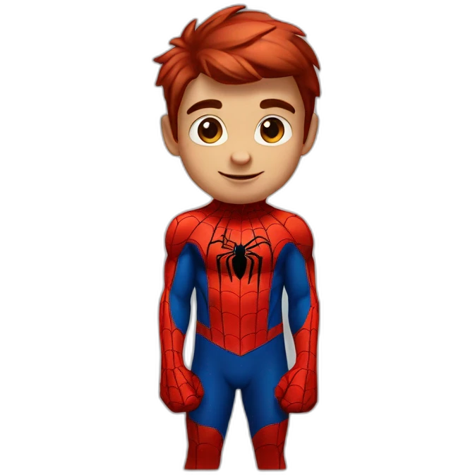 Cute-spiderman emoji
