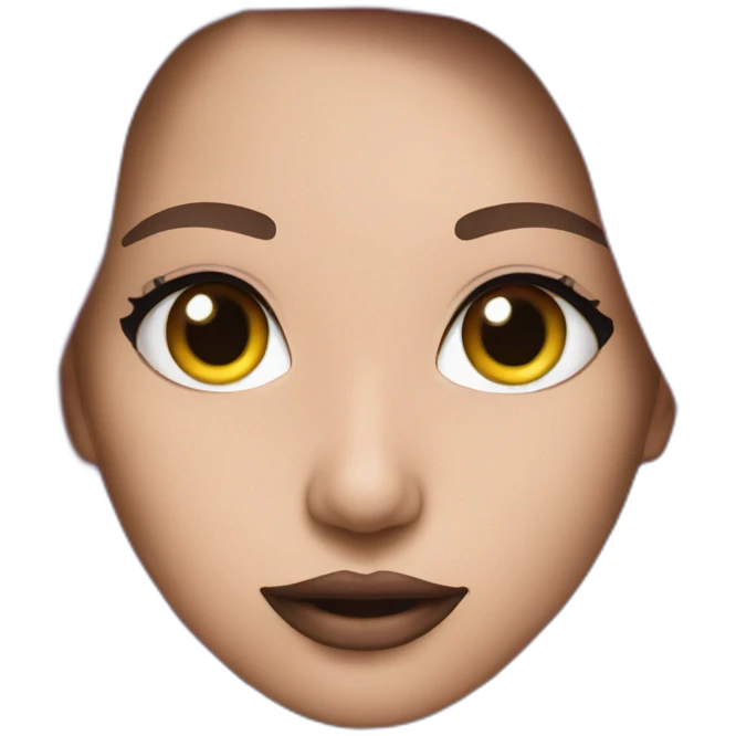 Futuristic popstar emoji